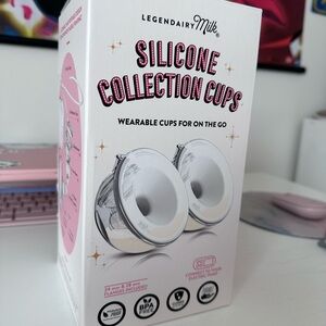 Legendary Milk Silicone Collection Cups - White